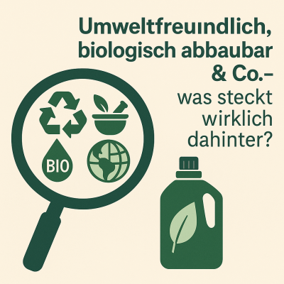 Umweltfreundlich, biologisch abbaubar &amp; Co. – wie grün sind Reinigungsmittel wirklich? - 