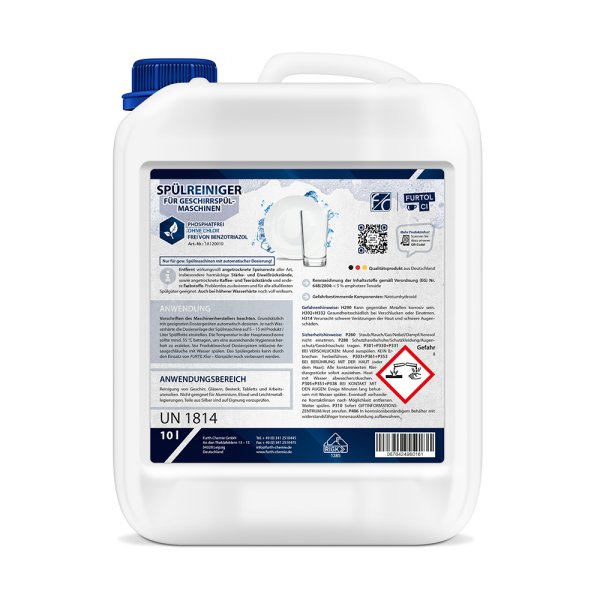 Spülreiniger für Geschirrspülmaschinen, FURTOL CI 10 L